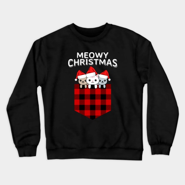 Christmas Cats Crewneck Sweatshirt by MONMON-75